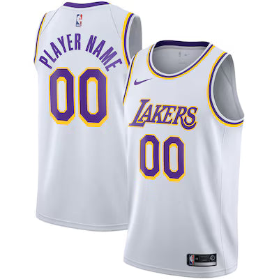 Los Angeles Lakers Custom Stitched Game Jersey