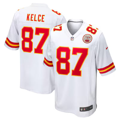 Kansas City Chiefs Travis Kelce Stitched Game Jersey