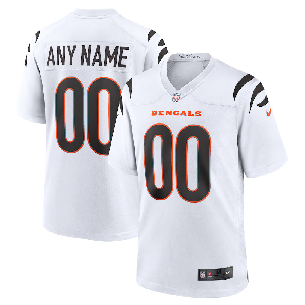 Cincinnati Bengals Custom Stitched Game Jersey