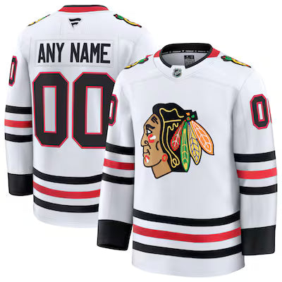 Chicago Blackhawks Custom Stitched Game Jersey