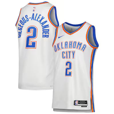 Oklahoma City Thunder Shai Gilgeous-Alexander Stitched Game Jersey