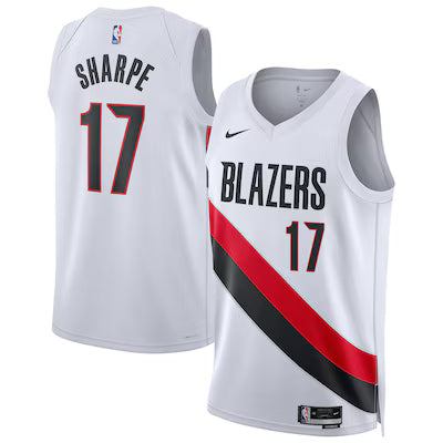 Portland Trail Blazers Shaedon Sharpe Stitched Game Jersey