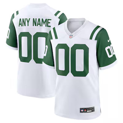 New York Jets Custom Stitched Game Jersey