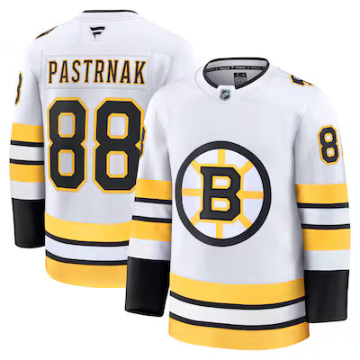Boston Bruins David Pastrnak Stitched Game Jersey