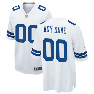 Dallas Cowboys Custom Stitched Game Jersey