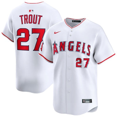 Los Angeles Angels Mike Trout Stitched Game Jersey