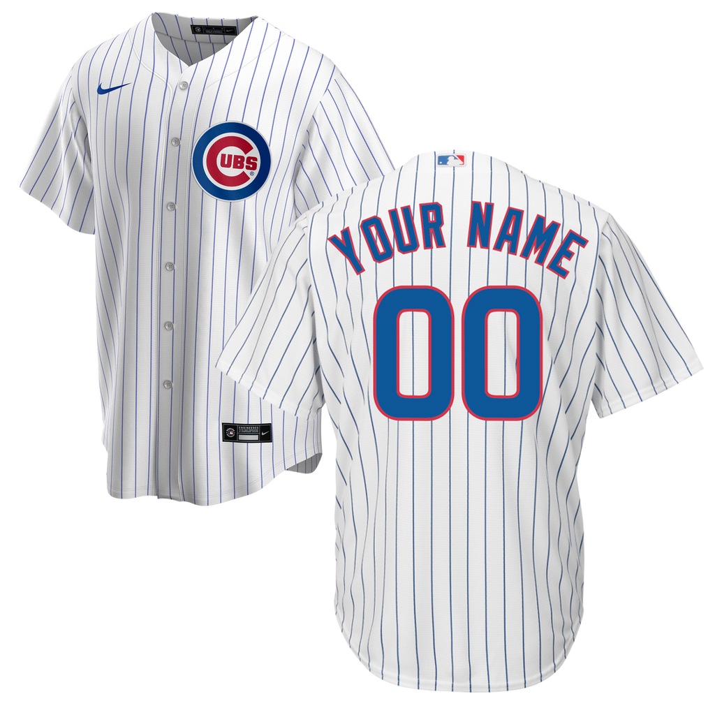 Chicago Cubs Custom Stitched Game Jersey