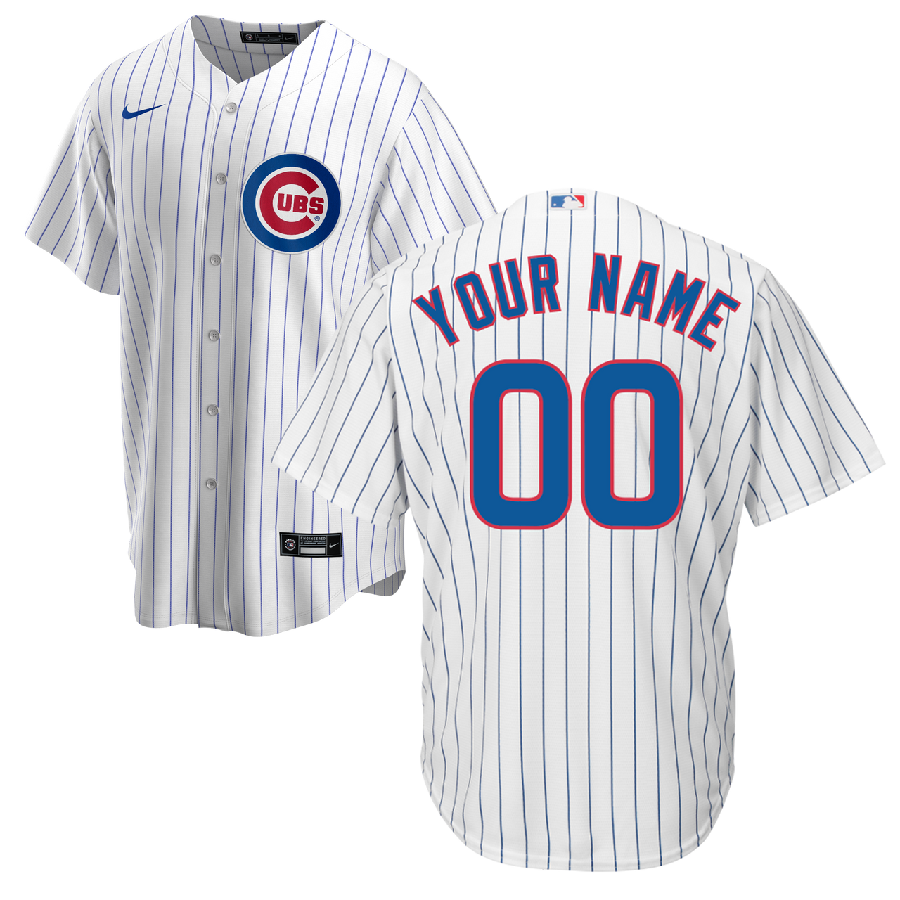 Chicago Cubs Custom Stitched Game Jersey