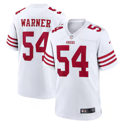 San Francisco 49ers Fred Warner 2025 Rivalries Stitched Game Jersey
