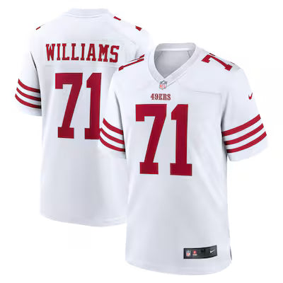 San Francisco 49ers Trent Williams 2025 Rivalries Stitched Game Jersey