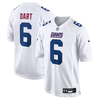 New York Giants Jaxson Dart Stitched Game Jersey