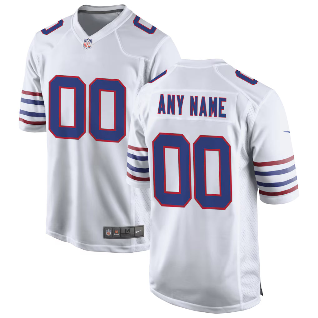 Buffalo Bills Custom Stitched Game Jersey