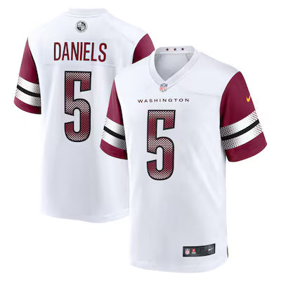 Washington Commanders Jayden Daniels Stitched Game Jersey