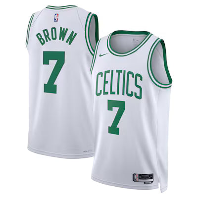 Boston Celtics Jaylen Brown Stitched Game Jersey