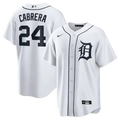 Detroit Tigers Miguel Cabrera White Stitched Game Jersey
