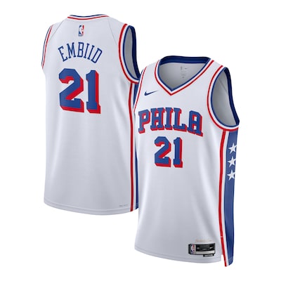Philadelphia 76ers Joel Embiid Stitched Game Jersey