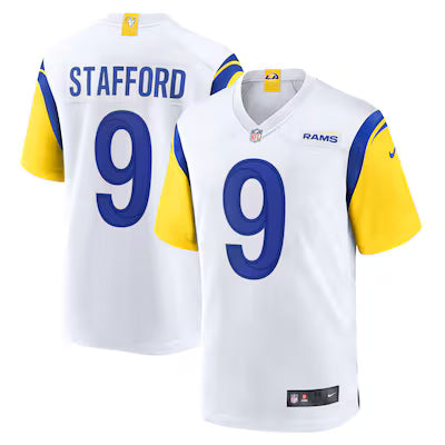 Los Angeles Rams Mathew Stafford 2025 Rivalries Stitched Game Jersey
