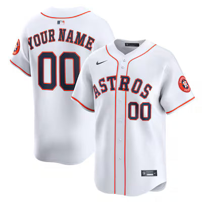 Houston Astros Custom Stitched Game Jersey