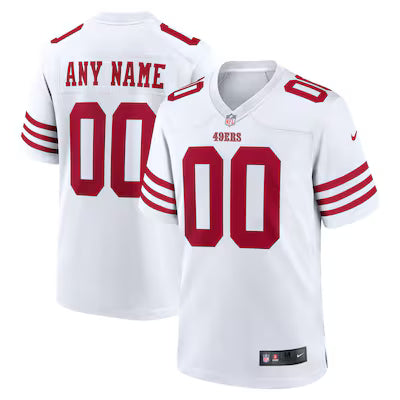 San Francisco 49ers Custom Stitched Game Jersey