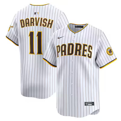 San Diego Padres Yu Darvish White Stitched Game Jersey