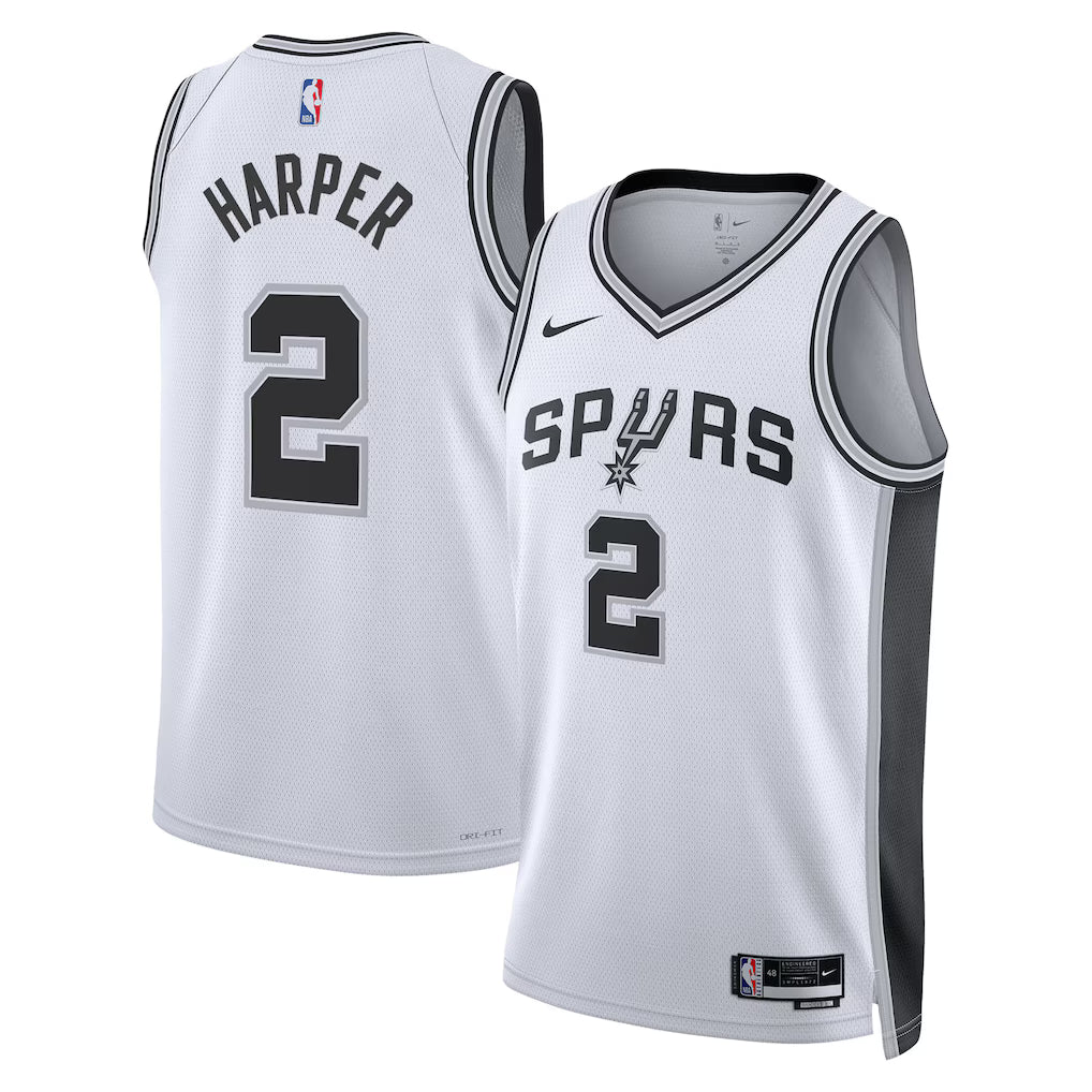 San Antonio Spurs Dylan Harper Stitched Game Jersey