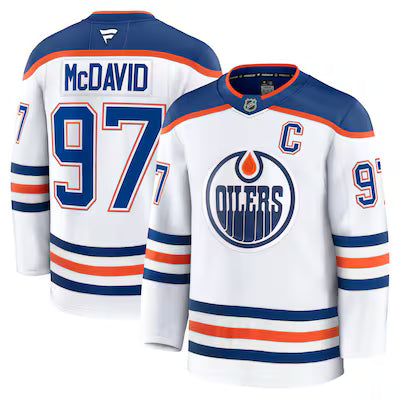 Edmonton Oilers Connor McDavid Stitched Game Jersey