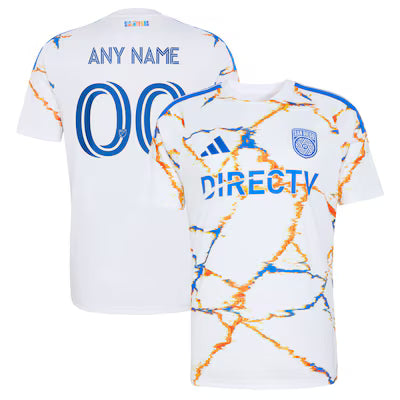 San Diego FC Custom 2025 Club Kit Jersey