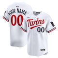 Minnesota Twins Custom White Stitched Game Jersey