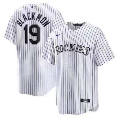 Colorado Rockies Charlie Blackmon Stitched Game Jersey