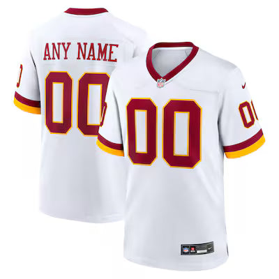 Washington Commanders Custom Stitched Game Jersey