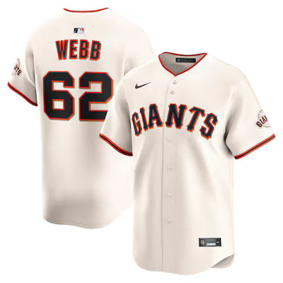 San Francisco Giants Logan Webb Stitched Game Jersey