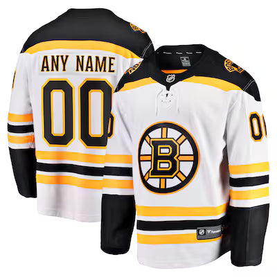 Boston Bruins Custom Stitched Game Jersey