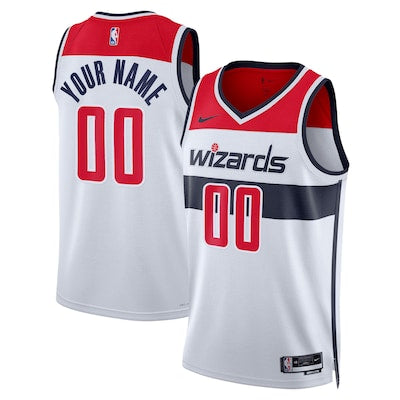 Washington Wizards Custom Stitched Game Jersey