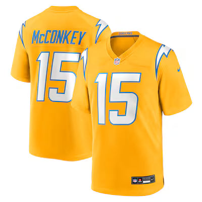 Los Angeles Chargers Ladd McConkey Stitched Game Jersey