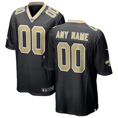 New Orleans Saints Custom Stitched Game Jersey