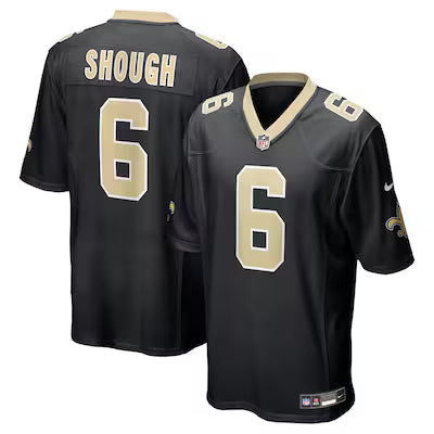 New Orleans Saints Tyler Shough Stitched Game Jersey