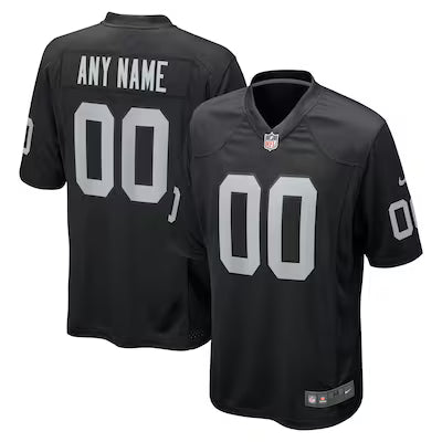 Las Vegas Raiders Custom Stitched Game Jersey