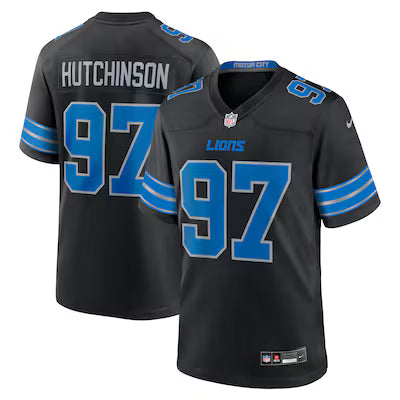 Detroit Lions Aidan Hutchinson Stitched Game Jersey