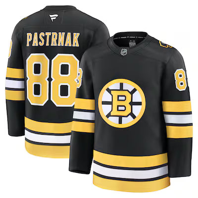 Boston Bruins David Pastrnak Stitched Game Jersey