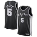 San Antonio Spurs Stephon Castle Stitched Game Jersey