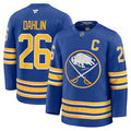 Buffalo Sabres Rasmus Dahlin Blue Stitched Game Jersey