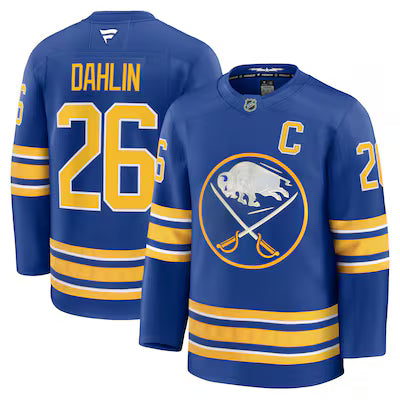 Buffalo Sabres Rasmus Dahlin Blue Stitched Game Jersey