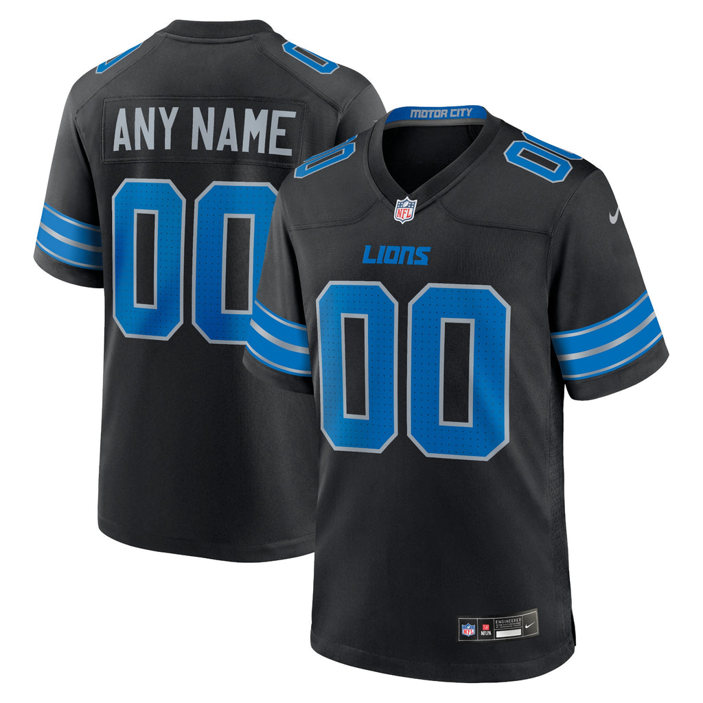 Detroit Lions Custom Stitched Game Jersey