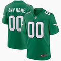 Philadelphia Eagles Black Custom Stitched Game Jersey