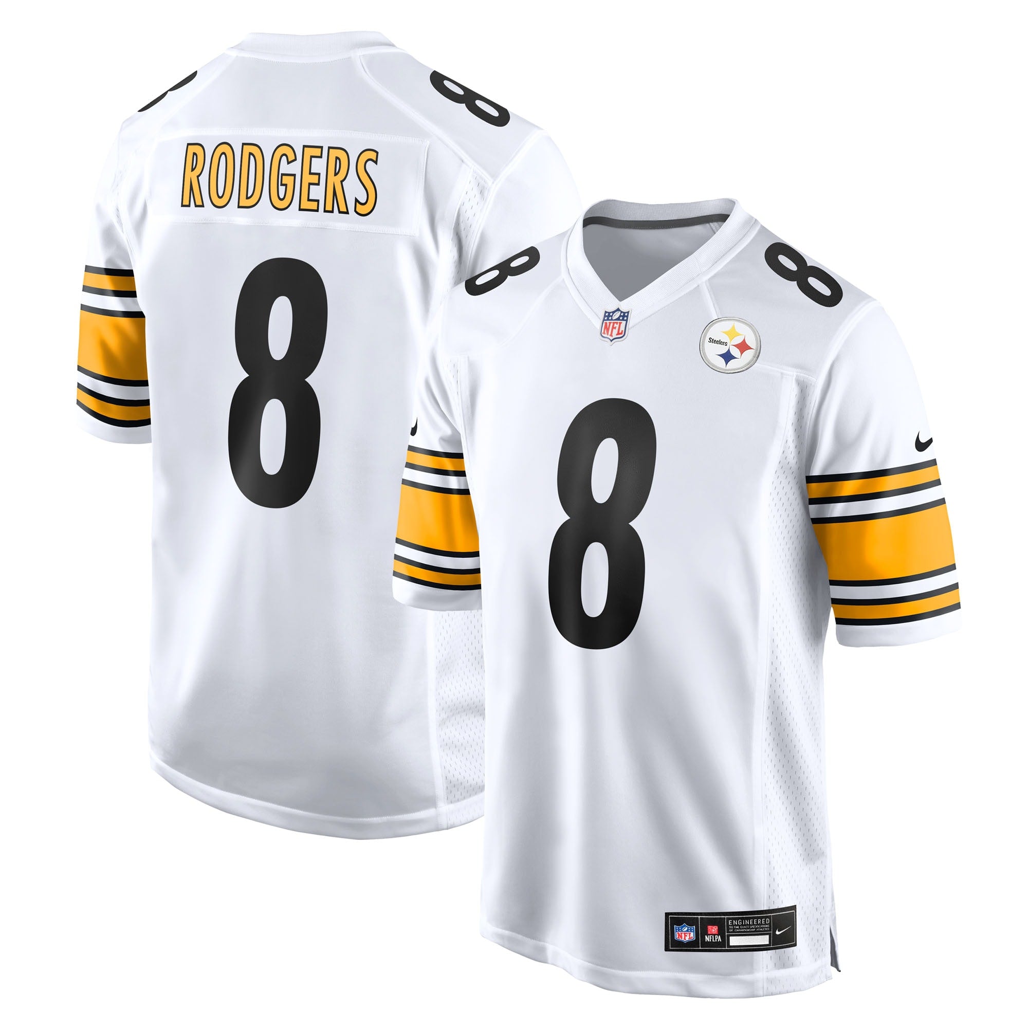 Pittsburg Steelers Arron Rodgers Stitched Game Jersey