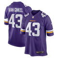 Minnesota Vikings Van Ginkel Stitched Game Jersey