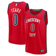 New Orleans Pelicans Jeremiah Fears Stitched Game Jersey