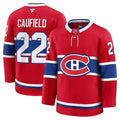 Montreal Canadians Cole Caufield Red Stitched Game Jersey