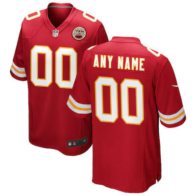 Kansas City Chiefs Custom Stitched Game Jersey
