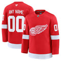 Detroit Red Wings Custom Stitched Game Jersey